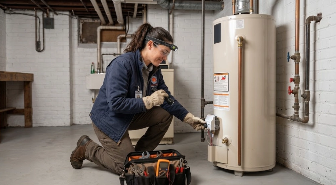 Water heater repair in Mount Hope Bronx for gas and electric storage tanks